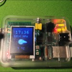Raspberry Pi: Add on Board mit Display, Temperatursensor, Luftdruck, Infrarot